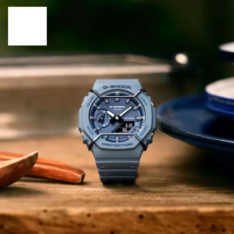 ساعت مچی عقربه ای و دیجیتال مردانه کاسیو G-SHOCK مدل GA-2100PT-2ADR، تصویر ۷