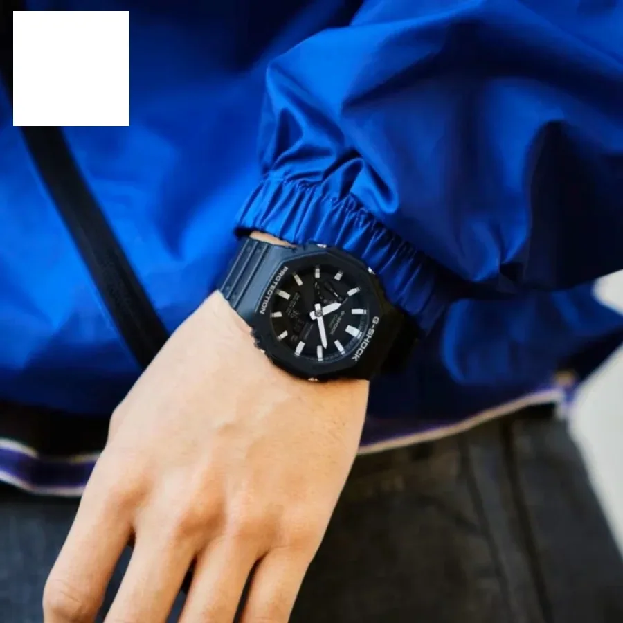 ساعت مچی عقربه ای و دیجیتال کاسیو G-SHOCK مدل GA-2100-1A، تصویر ۷