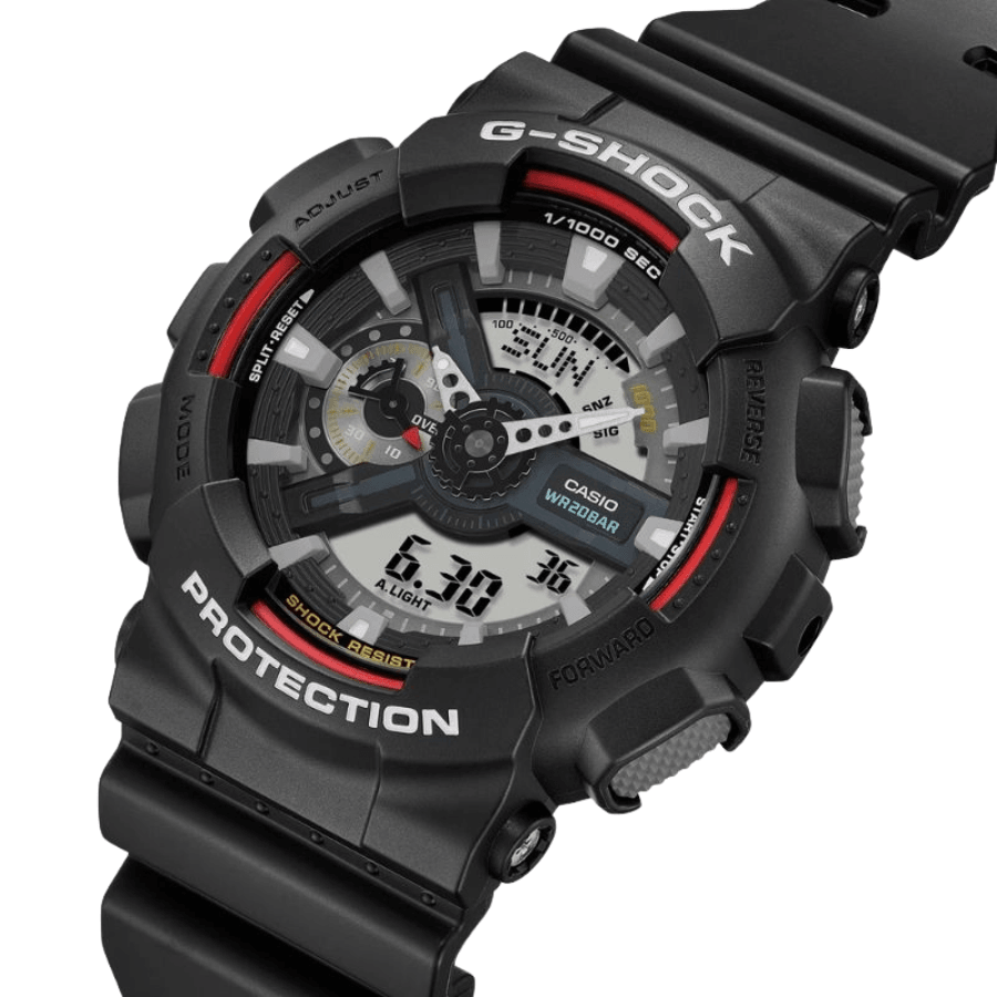 ساعت مچی عقربه‌ای و دیجیتال مردانه کاسیو G-SHOCK مدل GA-110RL-1ADR، تصویر ۴