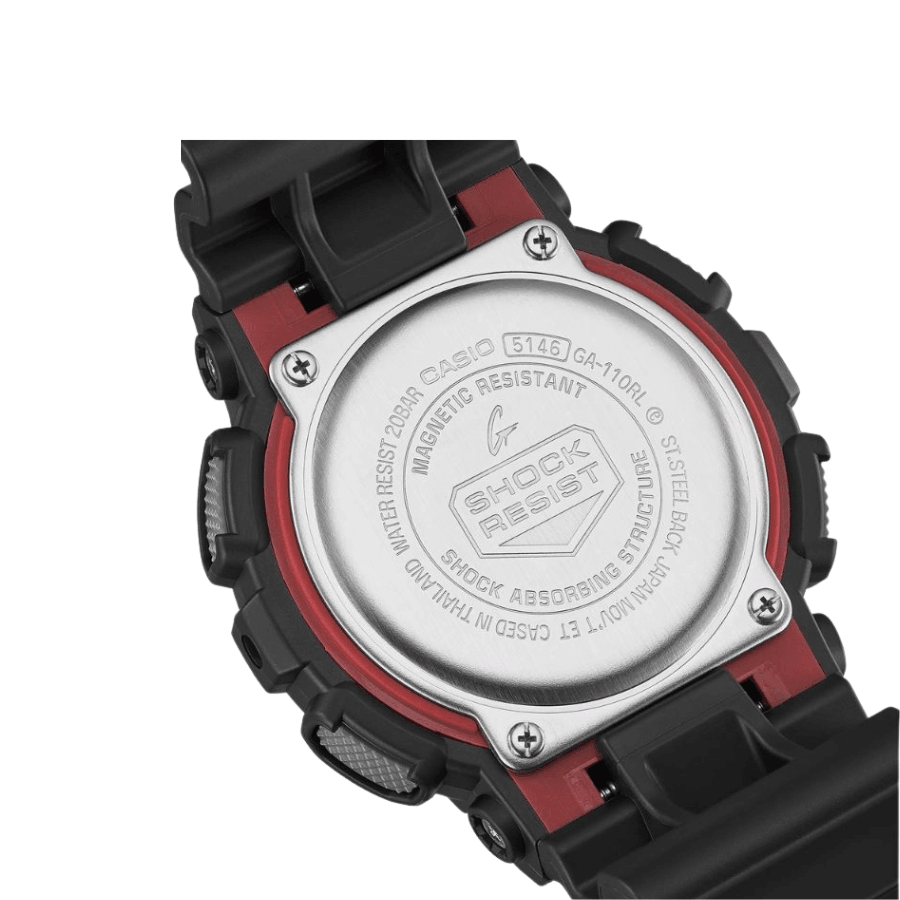 ساعت مچی عقربه‌ای و دیجیتال مردانه کاسیو G-SHOCK مدل GA-110RL-1ADR، تصویر ۵