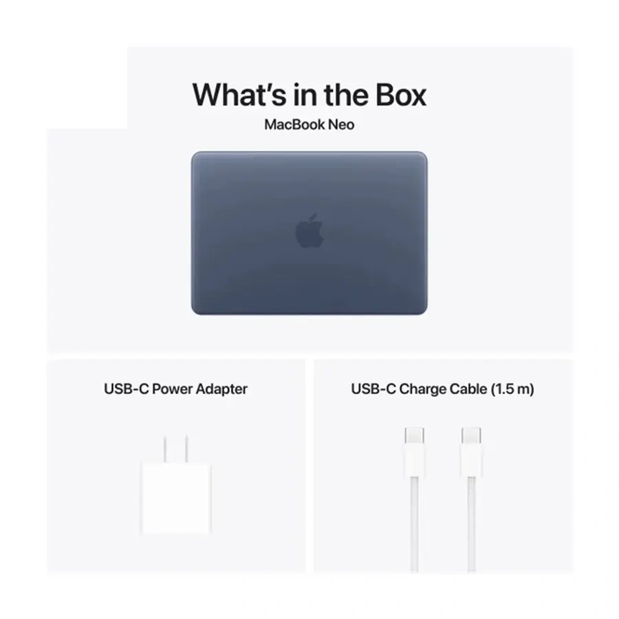 لپ تاپ اپل 13 اینچی MacBook Neo MHFH4 A18 Pro 8GB 256SSD، تصویر ۵