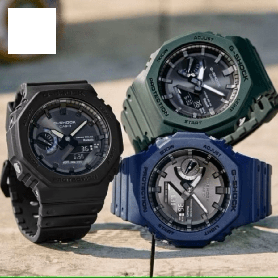 ساعت مچی عقربه‌ای و دیجیتال مردانه کاسیو G-Shock مدل GA-B2100-1A1DR، تصویر ۸