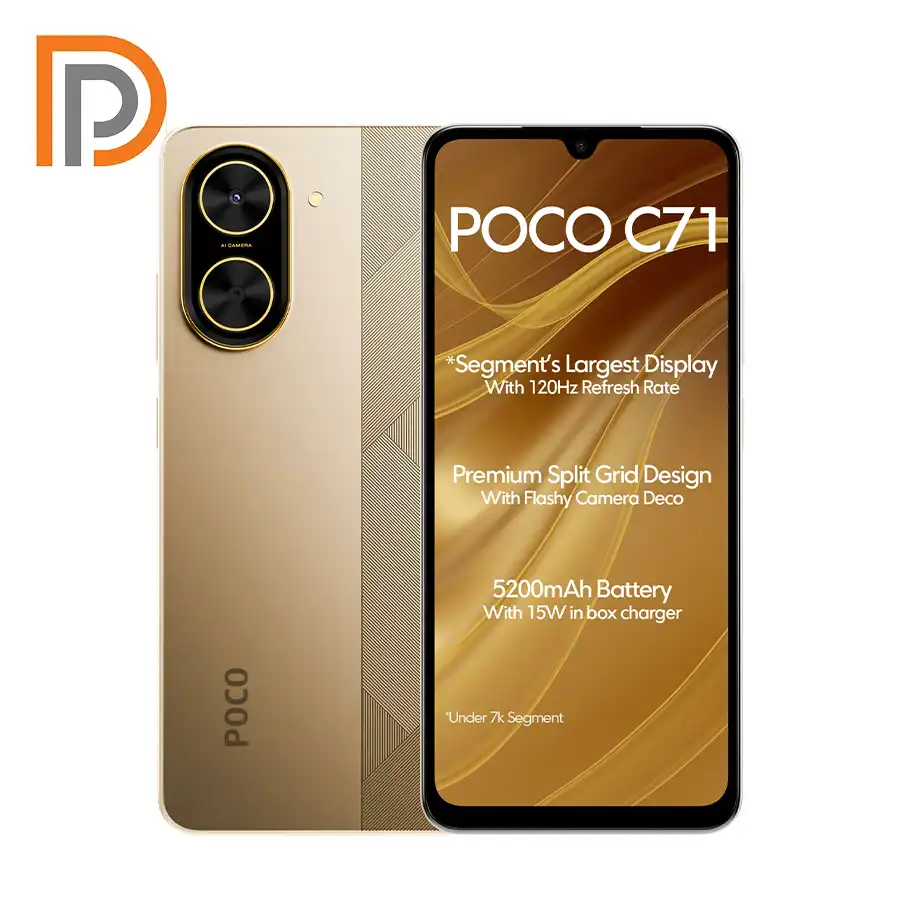 گوشی شیائومی Poco C71 با ظرفیت 4/128 گیگابایت (گلوبال)، تصویر ۳