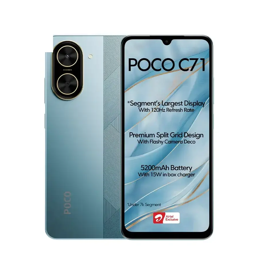 گوشی شیائومی Poco C71 با ظرفیت 4/128 گیگابایت (گلوبال)، تصویر ۴