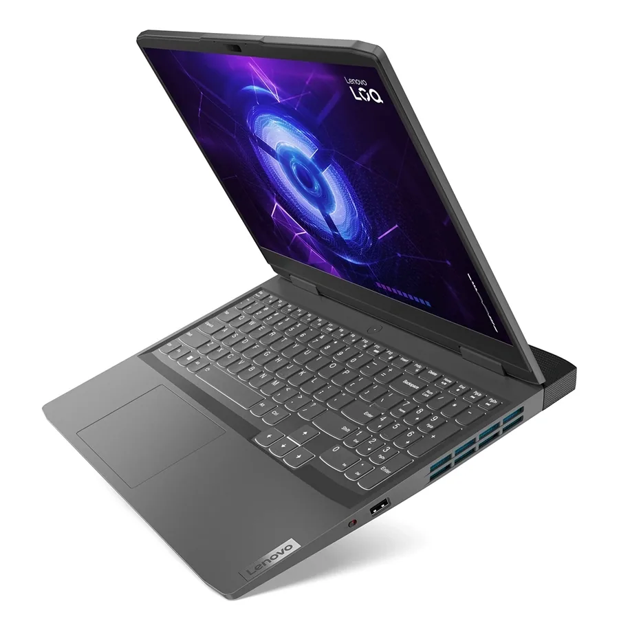 لپ تاپ لنوو 15.6 اینچی LOQ Gaming i5 12450HX 12GB 512SSD RTX2050 4GB، تصویر ۲