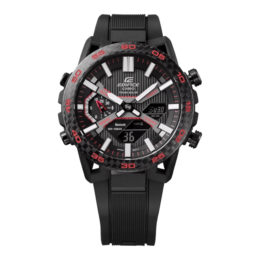 ساعت مچی عقربه ای و دیجیتال مردانه کاسیو EDIFICE مدل ECB-2000PB-1ADF، تصویر ۲