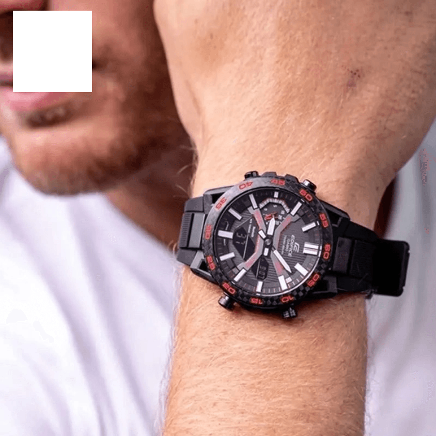ساعت مچی عقربه ای و دیجیتال مردانه کاسیو EDIFICE مدل ECB-2000PB-1ADF، تصویر ۴