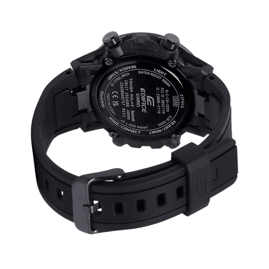ساعت مچی عقربه ای و دیجیتال مردانه کاسیو EDIFICE مدل ECB-2000PB-1ADF، تصویر ۵