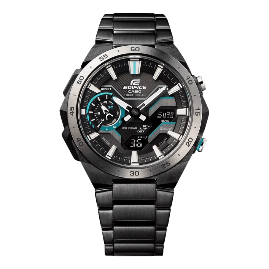 ساعت مچی عقربه ای و دیجیتال مردانه کاسیو EDIFICE مدل ECB-2200DD-1ADF، تصویر ۲