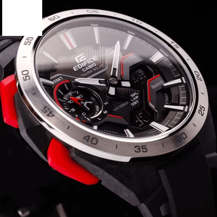 ساعت مچی عقربه ای و دیجیتال مردانه کاسیو EDIFICE مدل ECB-2200P-1ADF، تصویر ۳
