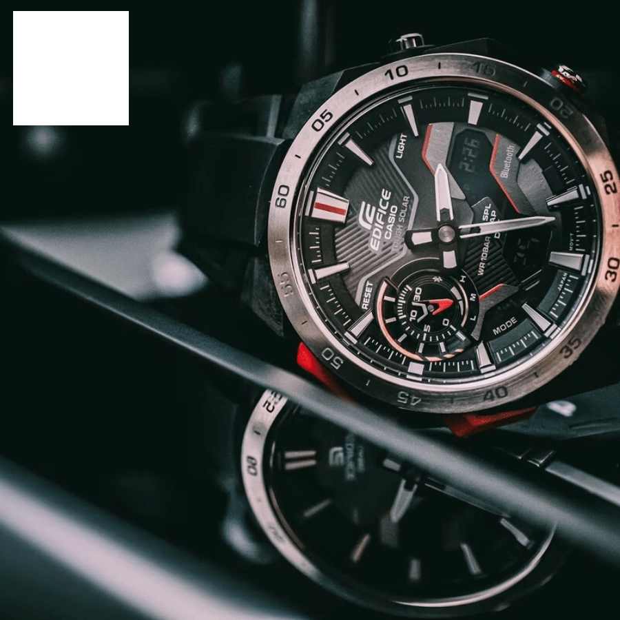 ساعت مچی عقربه ای و دیجیتال مردانه کاسیو EDIFICE مدل ECB-2200P-1ADF، تصویر ۴