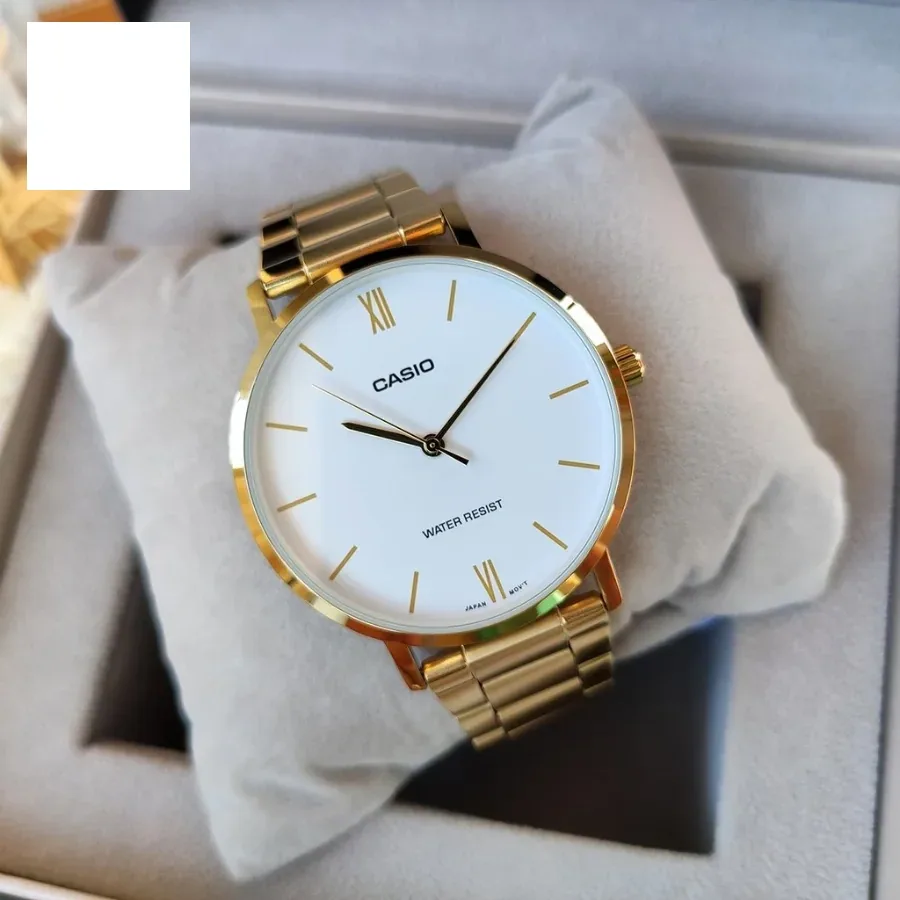 ساعت مچی عقربه ای مردانه کاسیو مدل MTP-VT01G-7BUDF، تصویر ۴