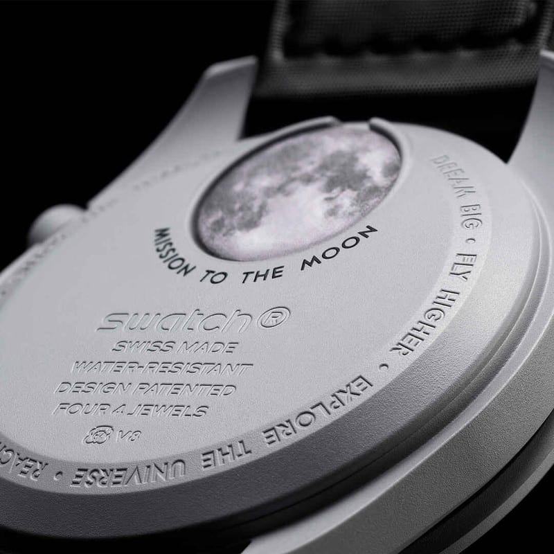 ساعت مچی عقربه‌ای کوارتز امگا سواچ مدل Mission to the Moon، تصویر ۴