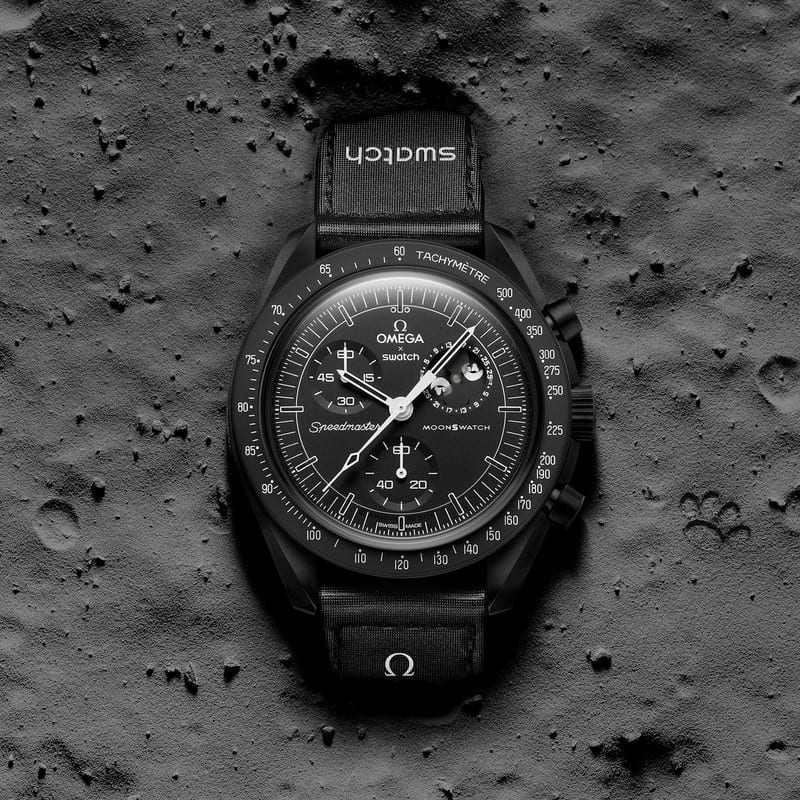 ساعت مچی عقربه‌ای کوارتز امگا سواچ مدل Mission to the Moon، تصویر ۹