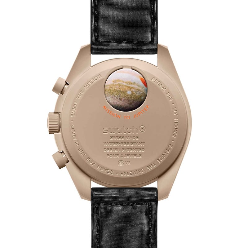 ساعت مچی عقربه ای امگا مدل Moonswatch Mission to the Jupiter SO33J100، تصویر ۲
