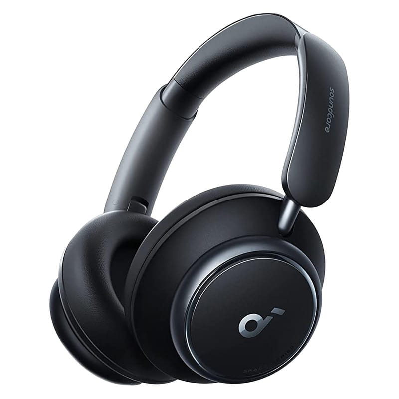 هدفون بلوتوثی برند انکر مدل Soundcore Space Q45 A3040 با نویز کنسلینگ فعال (ANC)، درگاه شارژ USB Type-C، پشتیبانی از شارژ سریع، دارای فناوری نویز کنسلینگ هوشمند سه‌حالته، مقاوم در برابر رطوبت و عرق، تصویر ۳