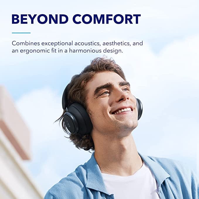 هدفون بلوتوثی برند انکر مدل Soundcore Space Q45 A3040 با نویز کنسلینگ فعال (ANC)، درگاه شارژ USB Type-C، پشتیبانی از شارژ سریع، دارای فناوری نویز کنسلینگ هوشمند سه‌حالته، مقاوم در برابر رطوبت و عرق، تصویر ۸
