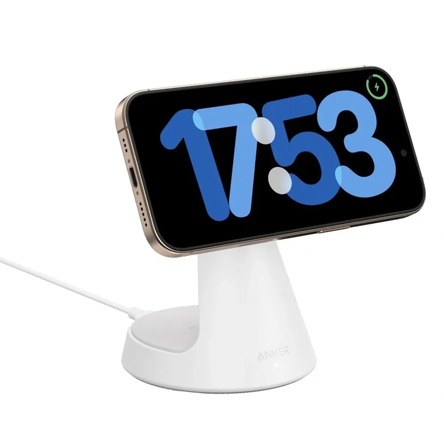 شارژر بی سیم 15 وات و پایه نگهدارنده انکر مدل A25M7، تصویر ۳