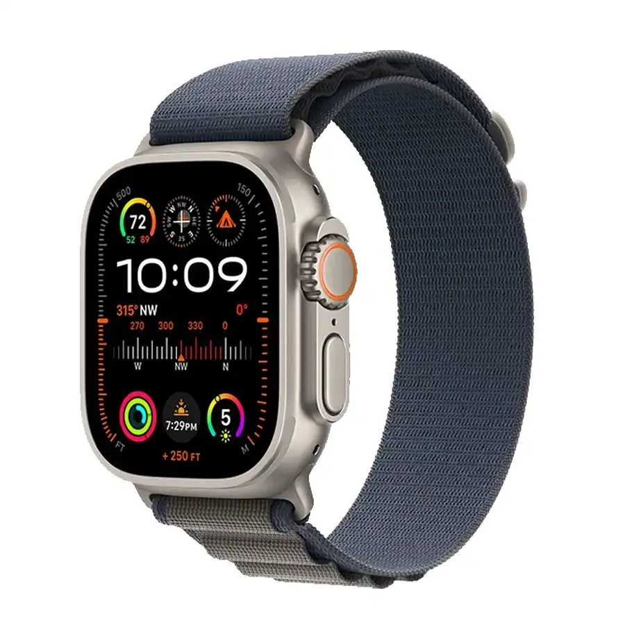 ساعت هوشمند اپل مدل Ultra 2 Titanium Alpine Loop سایز 49 میلی متری، تصویر ۲
