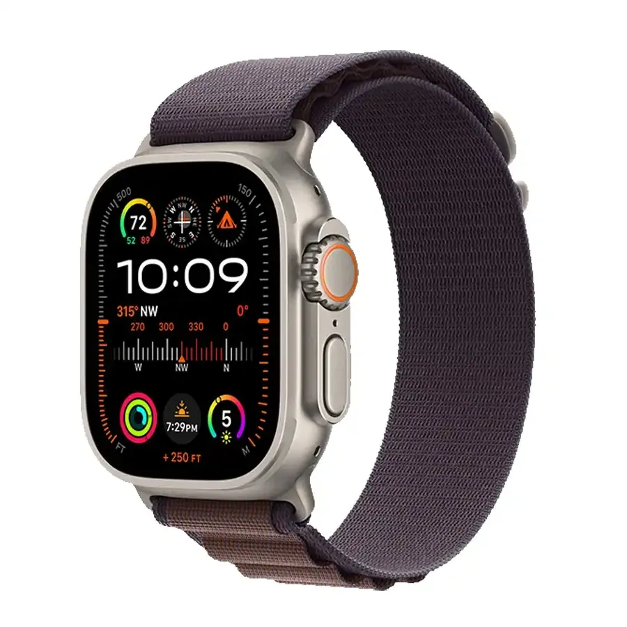 ساعت هوشمند اپل مدل Ultra 2 Titanium Alpine Loop سایز 49 میلی متری، تصویر ۳