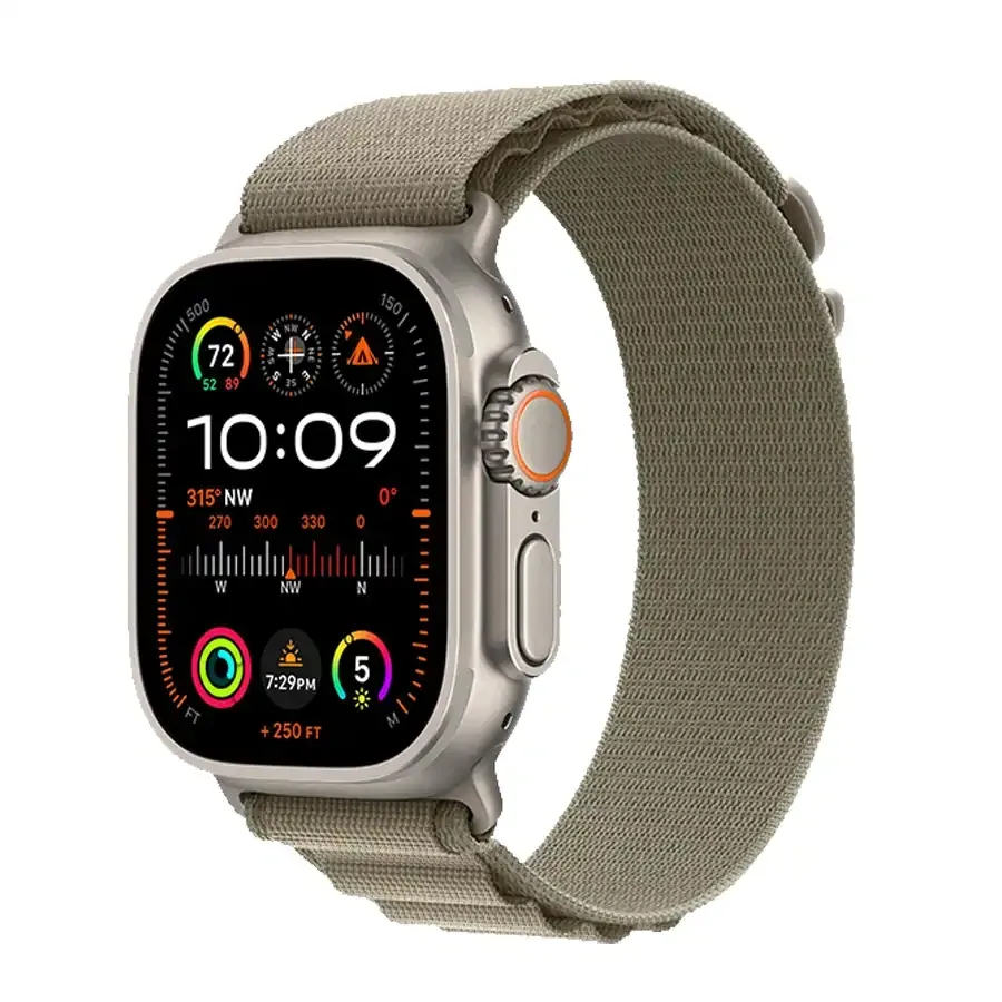 ساعت هوشمند اپل مدل Ultra 2 Titanium Alpine Loop سایز 49 میلی متری، تصویر ۴