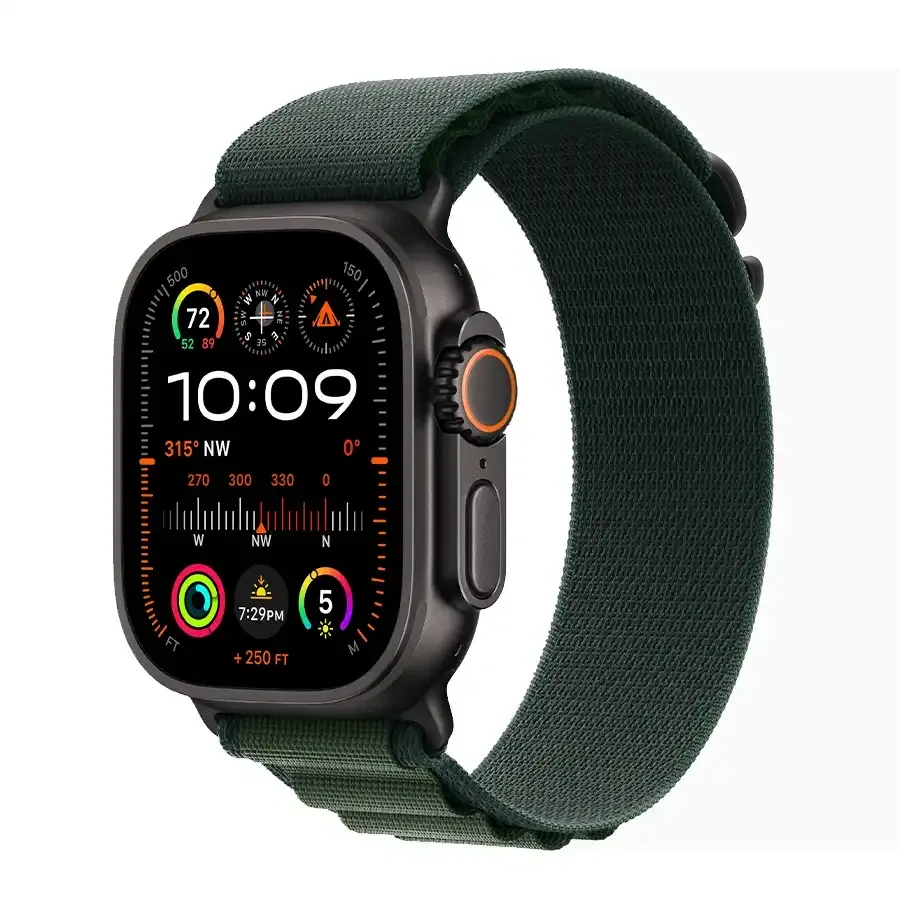 ساعت هوشمند اپل مدل Ultra 2 Titanium Alpine Loop سایز 49 میلی متری، تصویر ۵