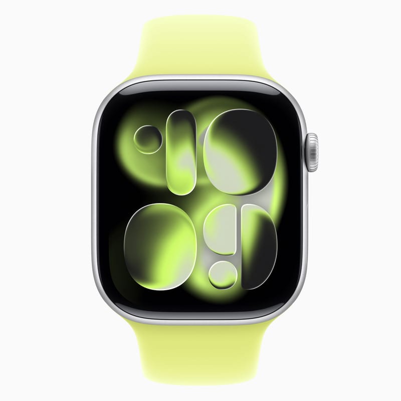 ساعت هوشمند 42 میلی متری اپل مدل Series 11 Aluminum Case با بند سیلیکونی، تصویر ۴