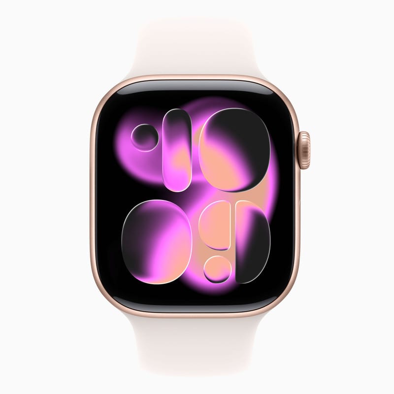 ساعت هوشمند 42 میلی متری اپل مدل Series 11 Aluminum Case با بند سیلیکونی، تصویر ۵